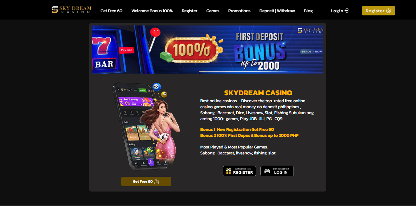 Skydream Casino Login